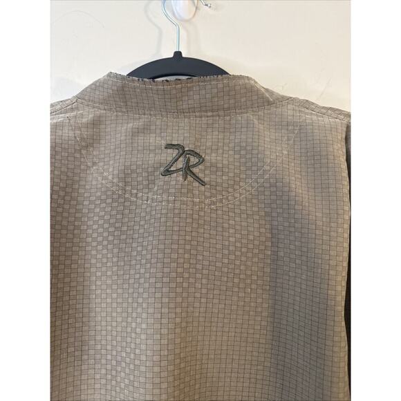 Zero Restriction Men’s Xl Jacket ZR Micro Suede Golf Brown 1/4 Snap - Picture 8 of 12